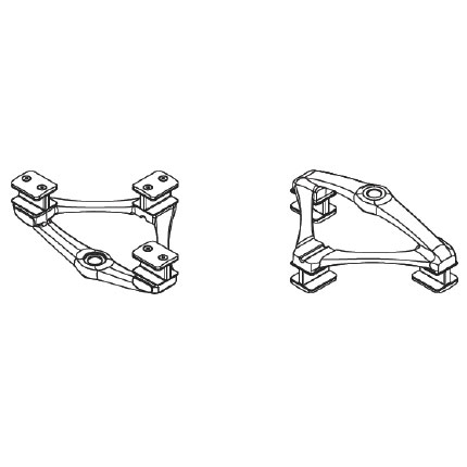 Terminal Support With Cable Clamps