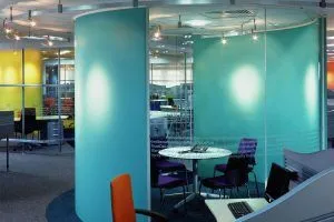 Single Glazed Frameless Glass Wall Partition Gallery 1
