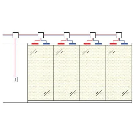 LCD Wiring Elevation One Switch