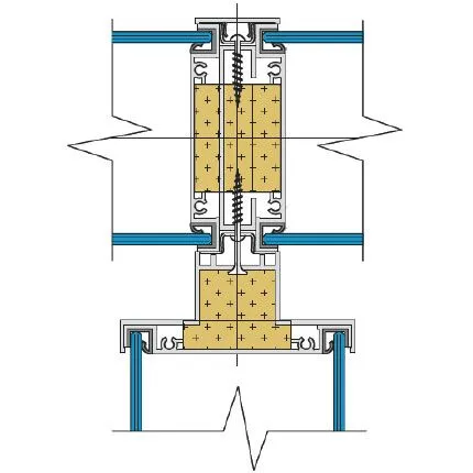 Glazing Partition 'T' Connection