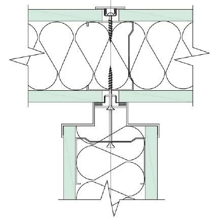 Solid Partition 'T' Connection