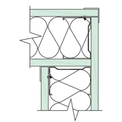 Solid Partition 90 Corner