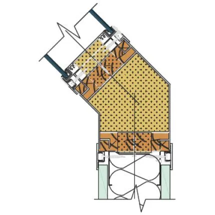 Glazing Partition To Solid Partition 135 Corner