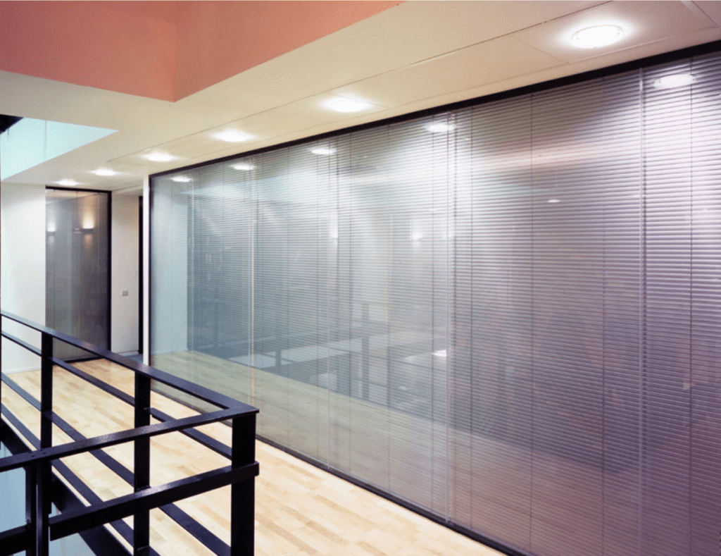 Black Frame Glass Wall