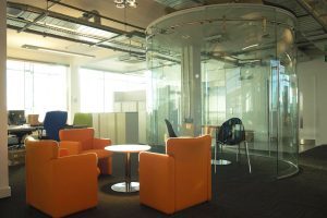Single Glazed Frameless Glass Wall Partition Gallery 7