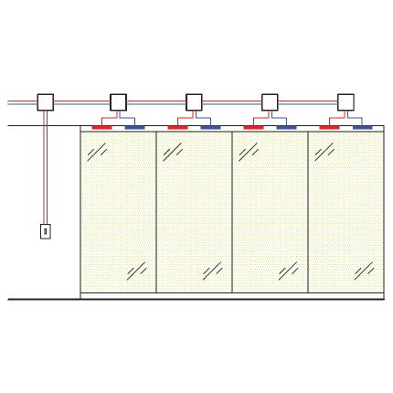LCD Wiring Elevation One Switch