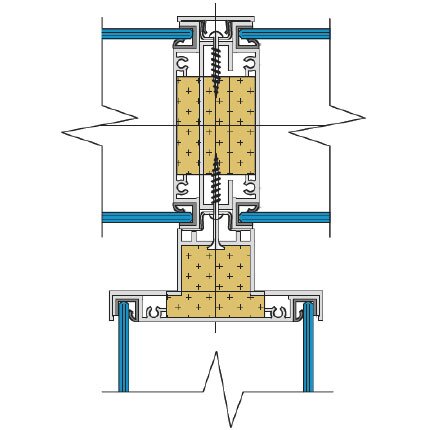 Glazing Partition 'T' Connection