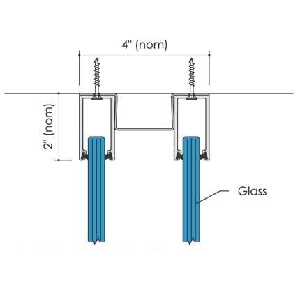 Standard Track Double Glazed Head 