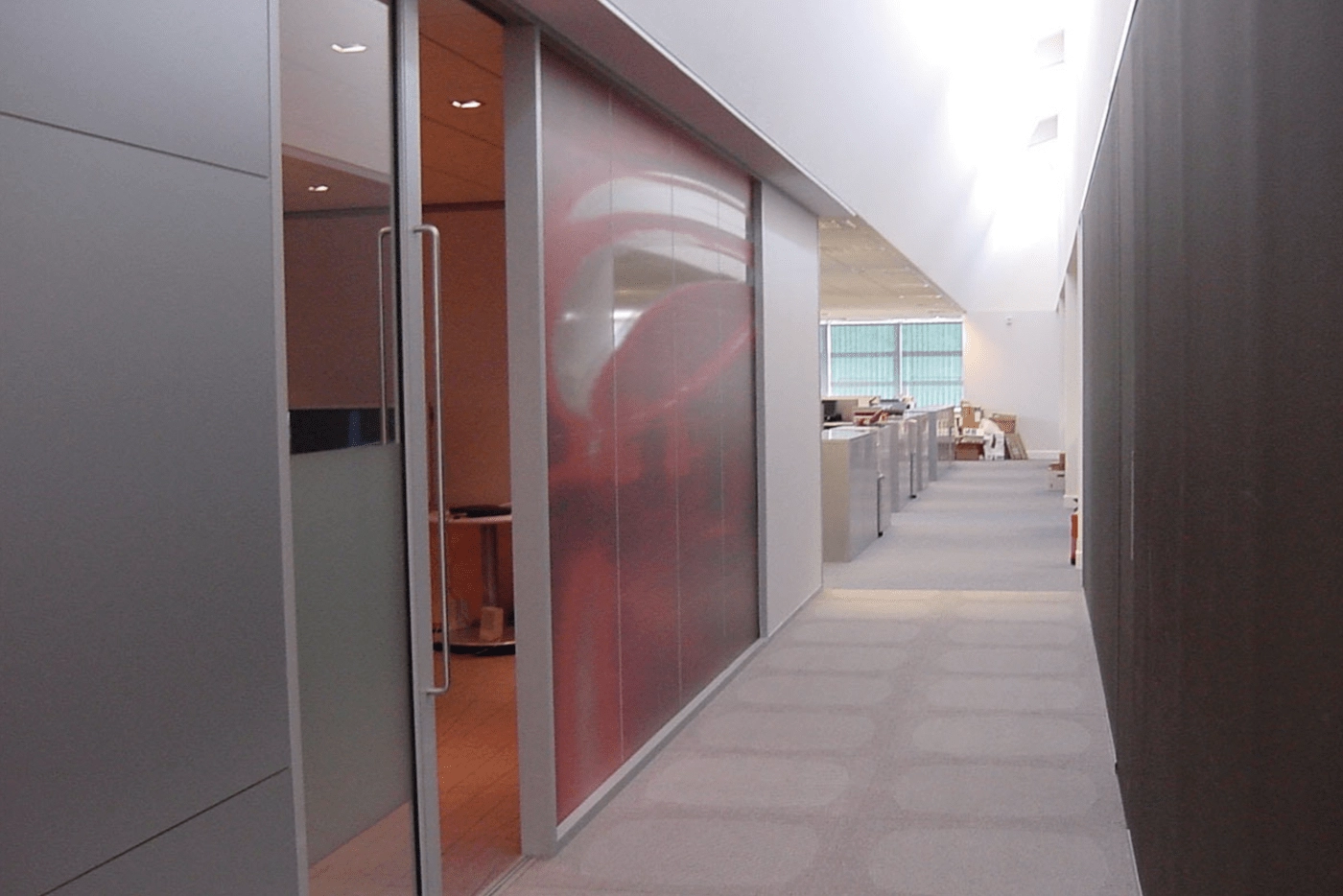 Assisted close sliding glass doors