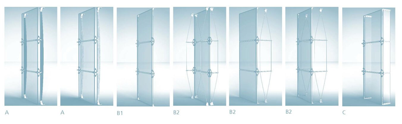 Tension High Wall System Elevation