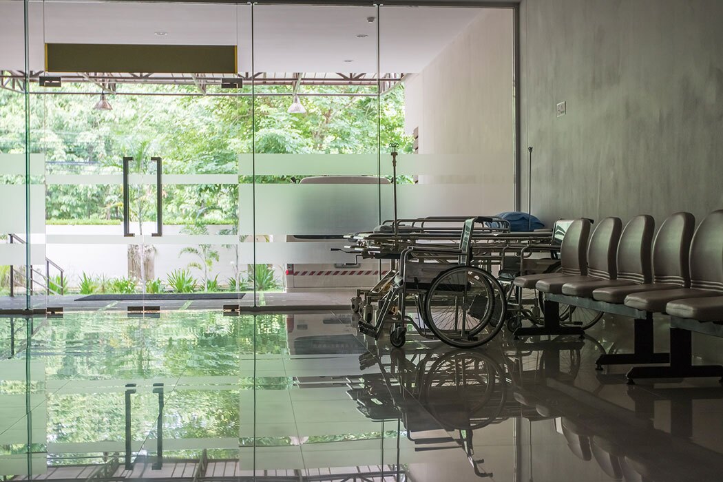 Lobby room in the hospital