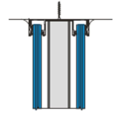 Standard Head Track With Stainless Steel Tube Support