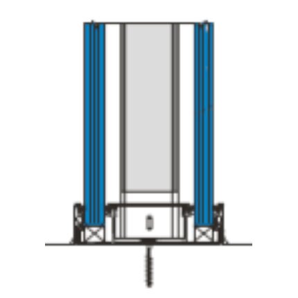 Standard Base Track With Stainless Steel Tube Support