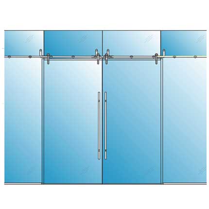 Rail Sliding Glass Door