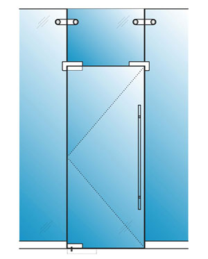 Hinged Glass Doors