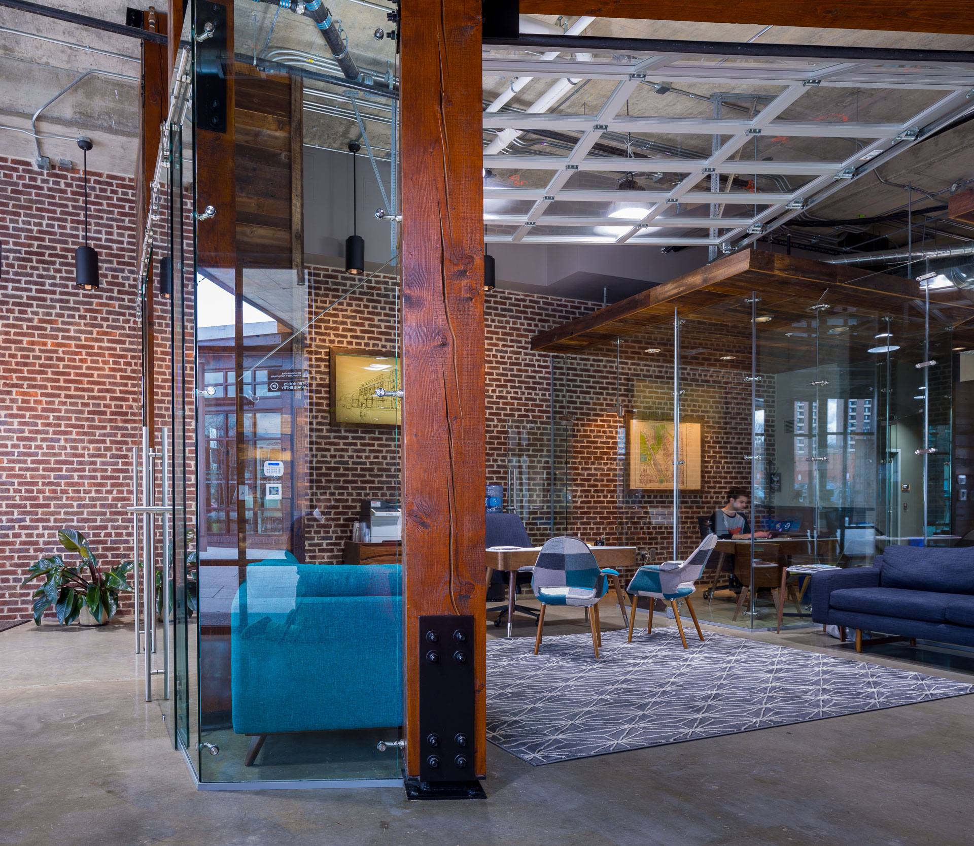 Industrial Warmth - Commercial Office Design