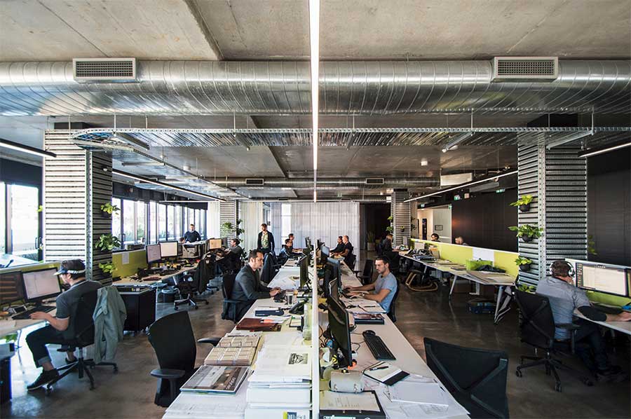 Wide Open Office Spaces and Transformable Areas Increase Productivity