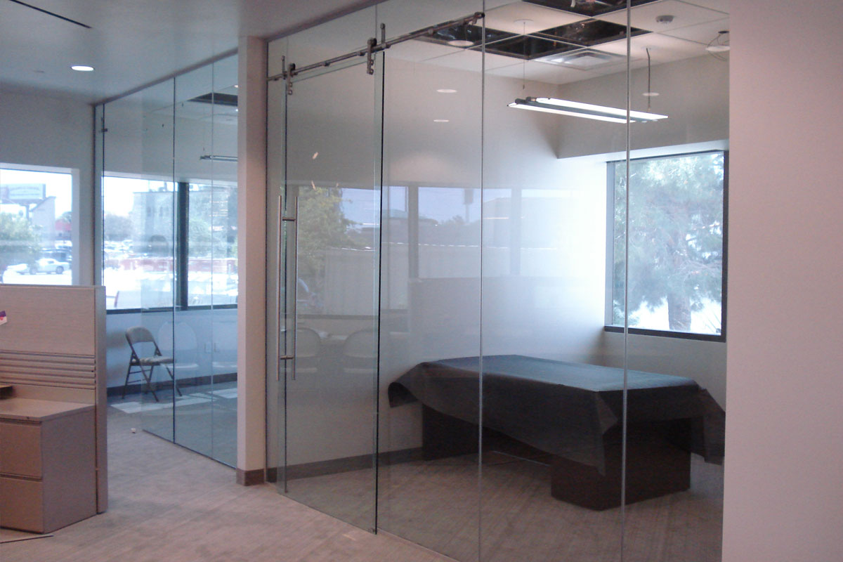 Sliding glass walls support employee health and well-being
