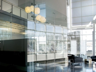 Freestanding Glass Wall Partition Gallery 7