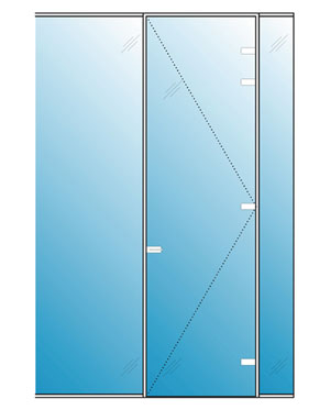 Hinged Glass Doors