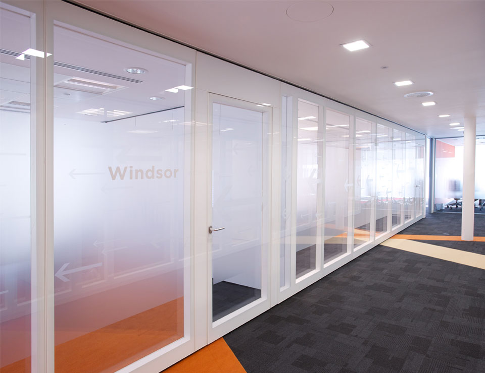 The 4” Thick Panels - Glass Conference Room Walls