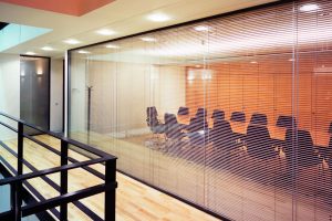 Acoustic Frameless Glass Wall Partition System Gallery 9