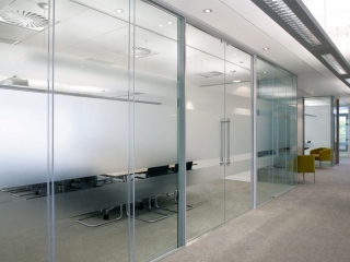 Acoustic Frameless Glass Wall Partition System Gallery 10