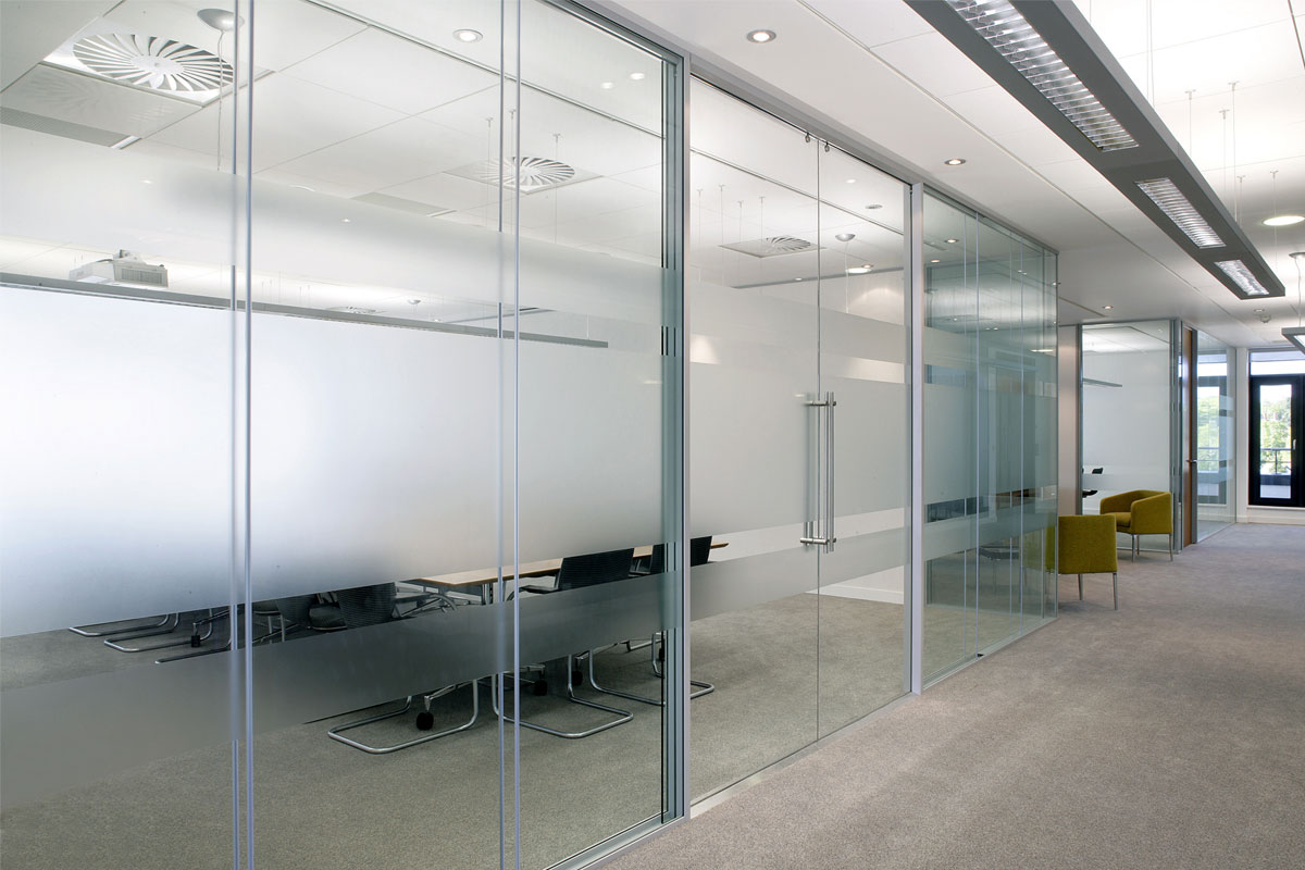 Higher Productivity With Frosted Glass Partition Walls