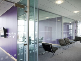 Acoustic Frameless Glass Wall Partition System Gallery 4