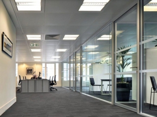 Acoustic Frameless Glass Wall Partition System Gallery 2