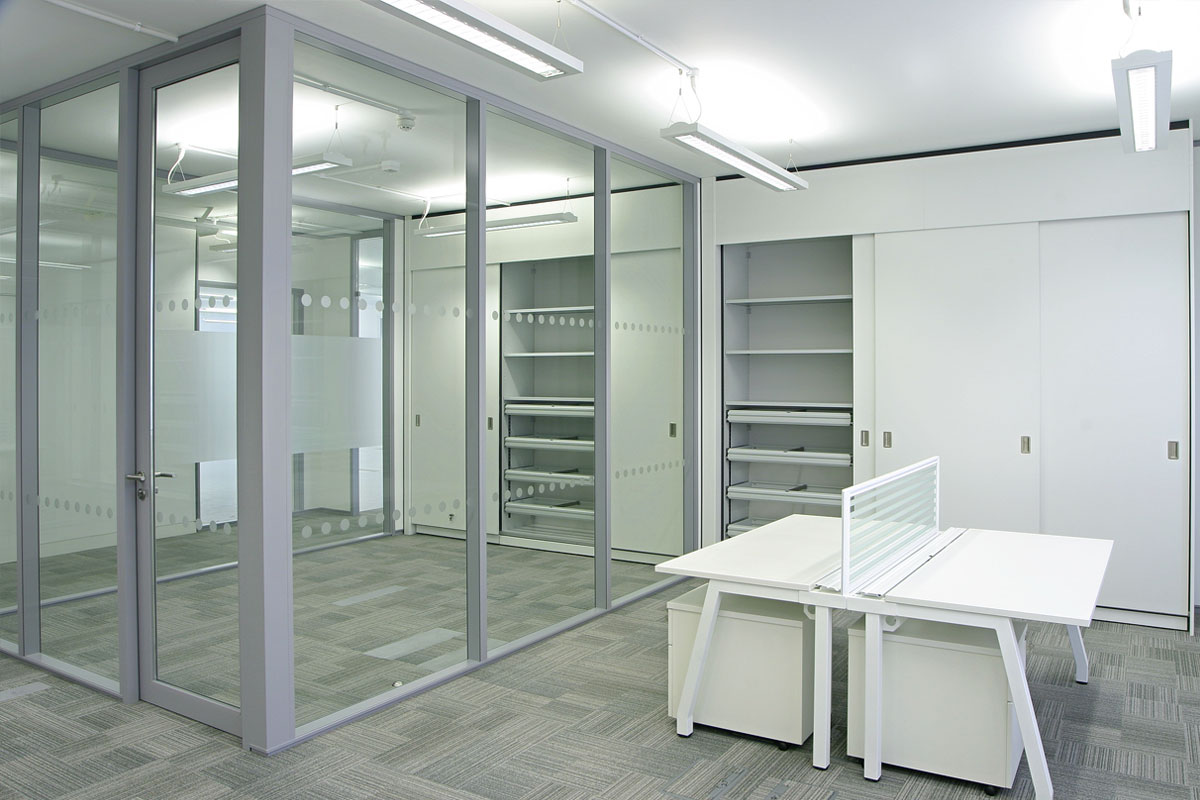 Glass Partitions Easy to Re-Configure