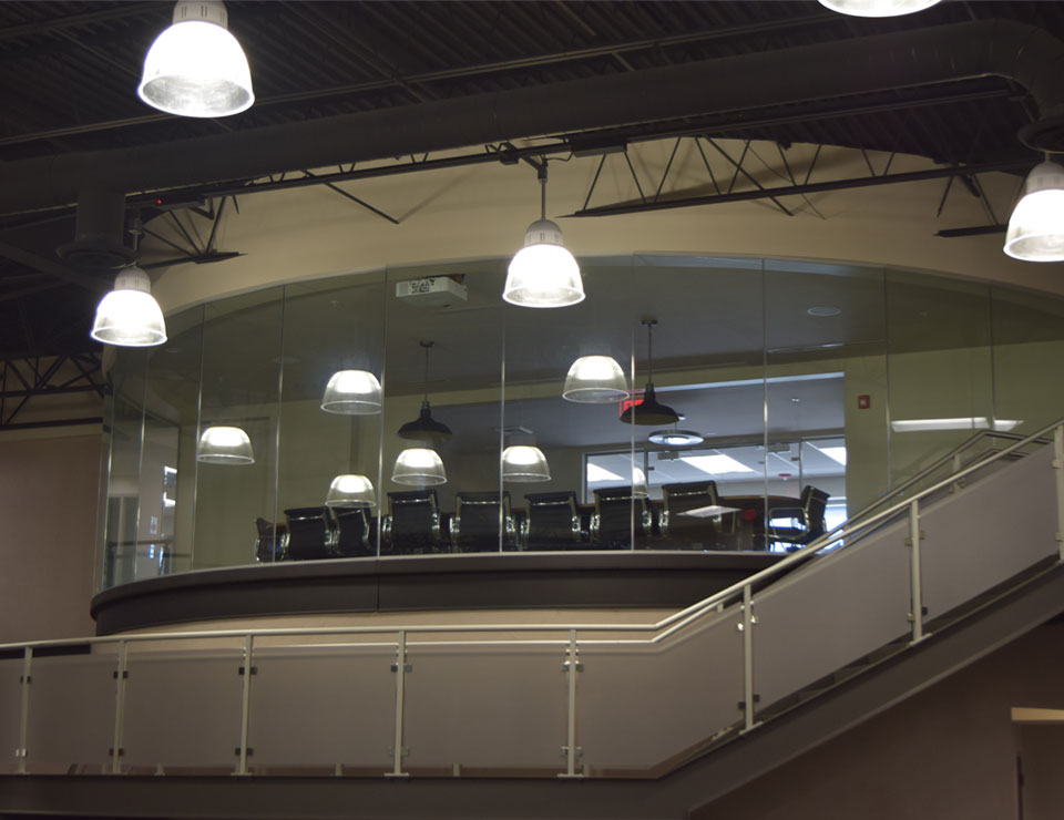 Atrium Glass Wall Slider