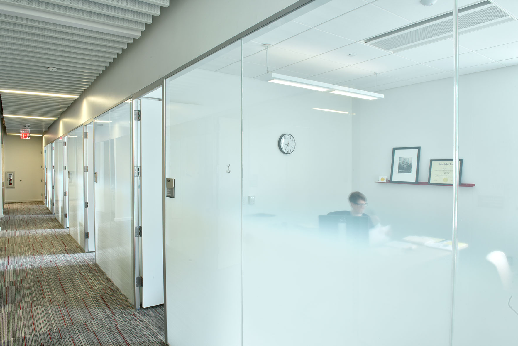 Glass School Partitions With Variety of Privacy Options