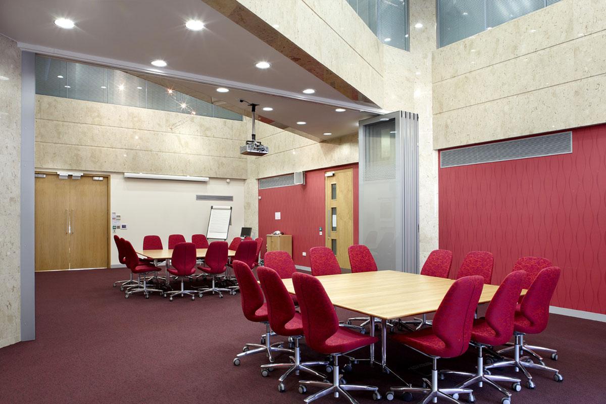 Take advantage of angles with these innovative conference rooms