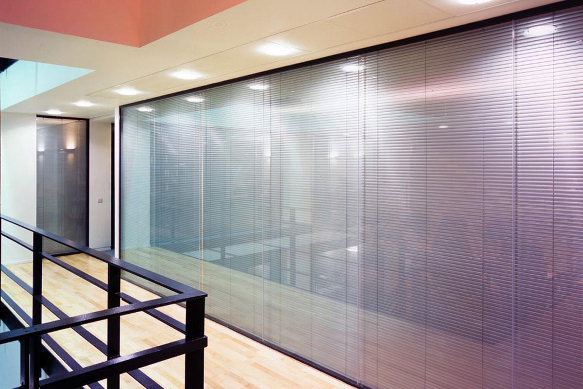Glass walls are sustainable compared to dry walls