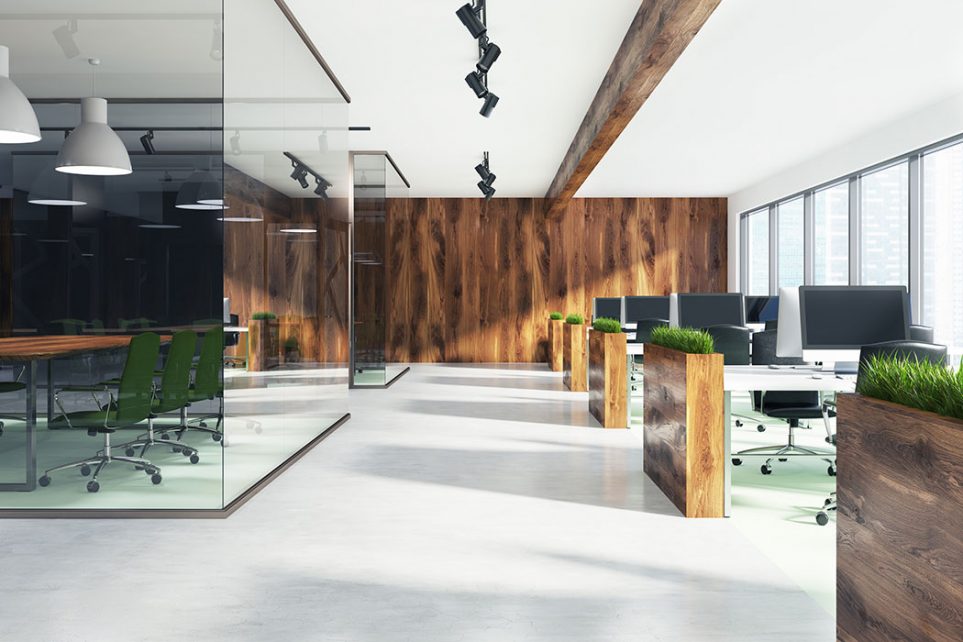 Office renovations to integrate the company style