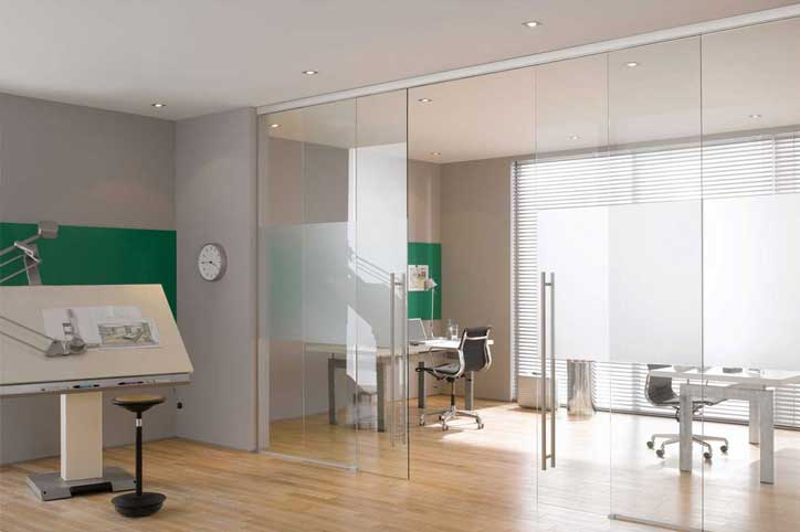Modern office partition walls