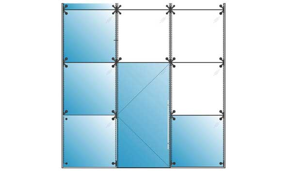 Structural glass walls: What is point supported glass?