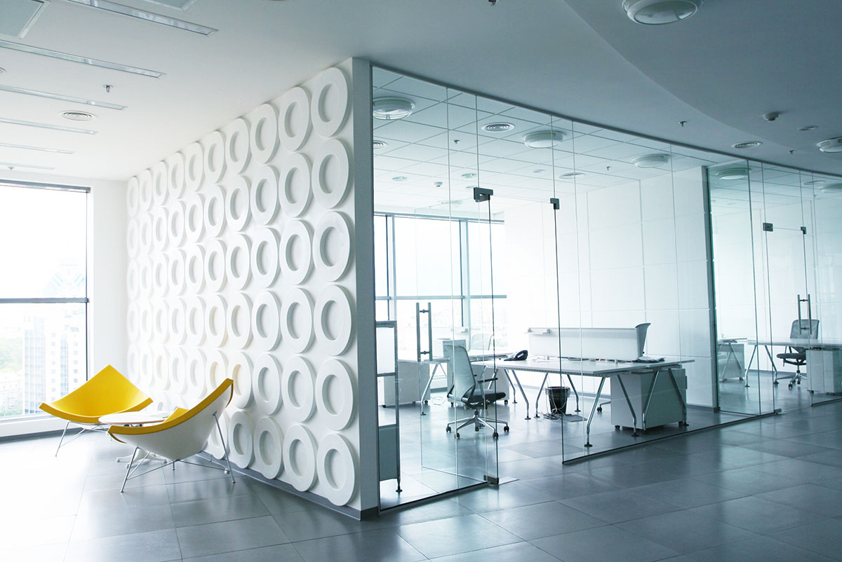 Interior divider wall example