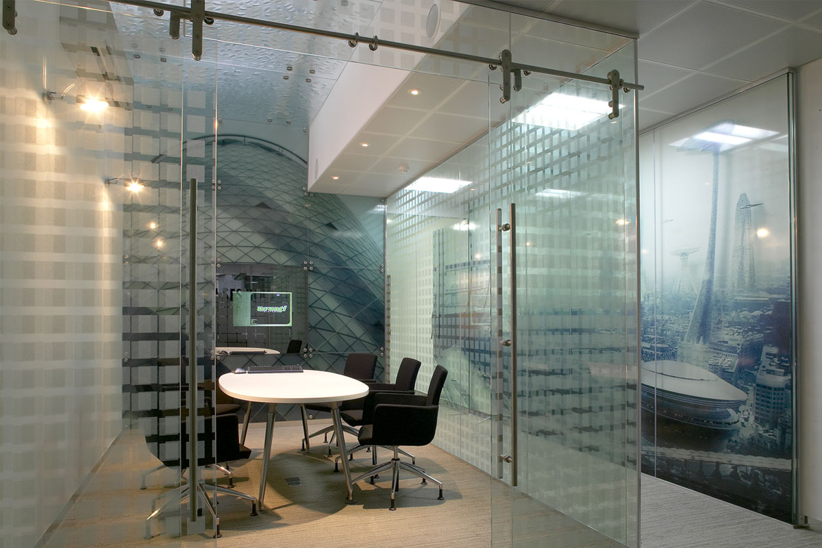 Office room dividers with doors