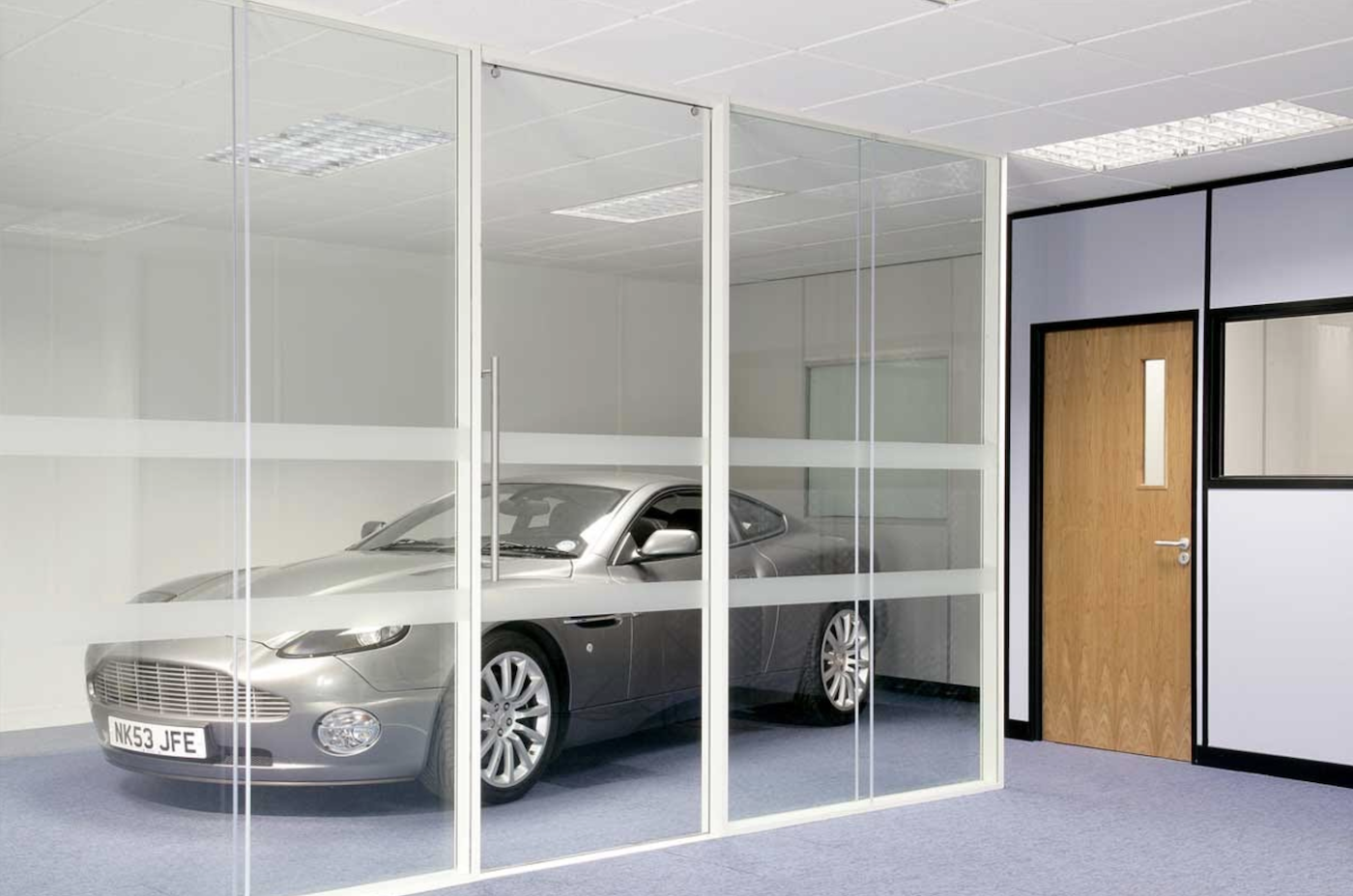 Glass pocket doors