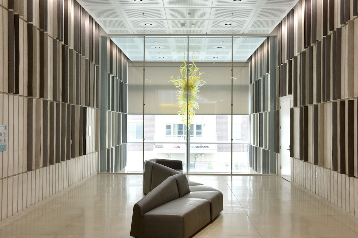 Full Height Glazed Partition System Provides Modern Aesthetic