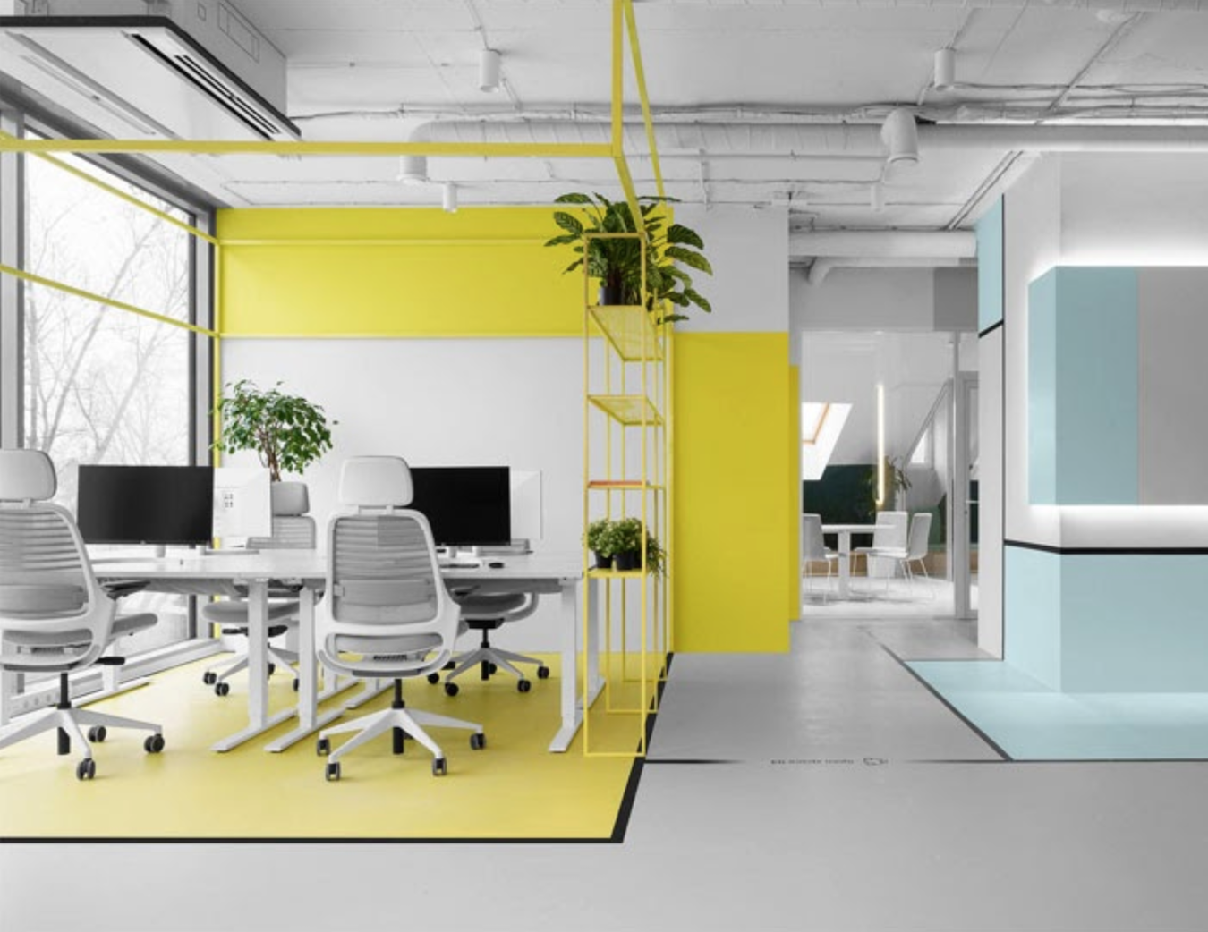 colorful office design        <h3 class=