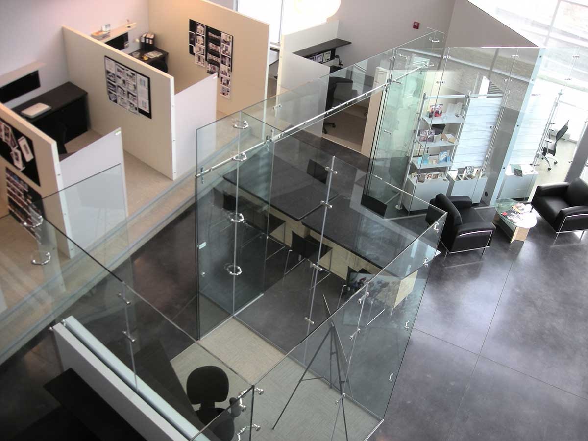 Mix Traditional Cubicles with Glass Partitions