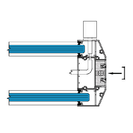 Double Glazed Fair End With Manual Blind Control