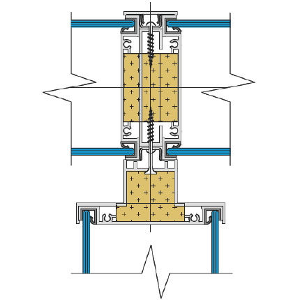 Glazing Partition 'T' Connection