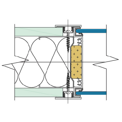 Glazing Partition To Solid Partition Straight Joint