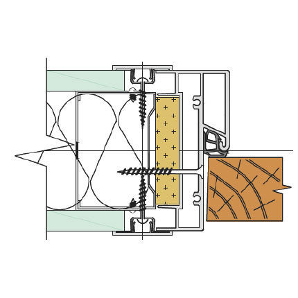 Solid Partition Door Frame