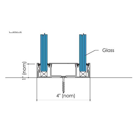 Standard Track Double Glazed Sill 